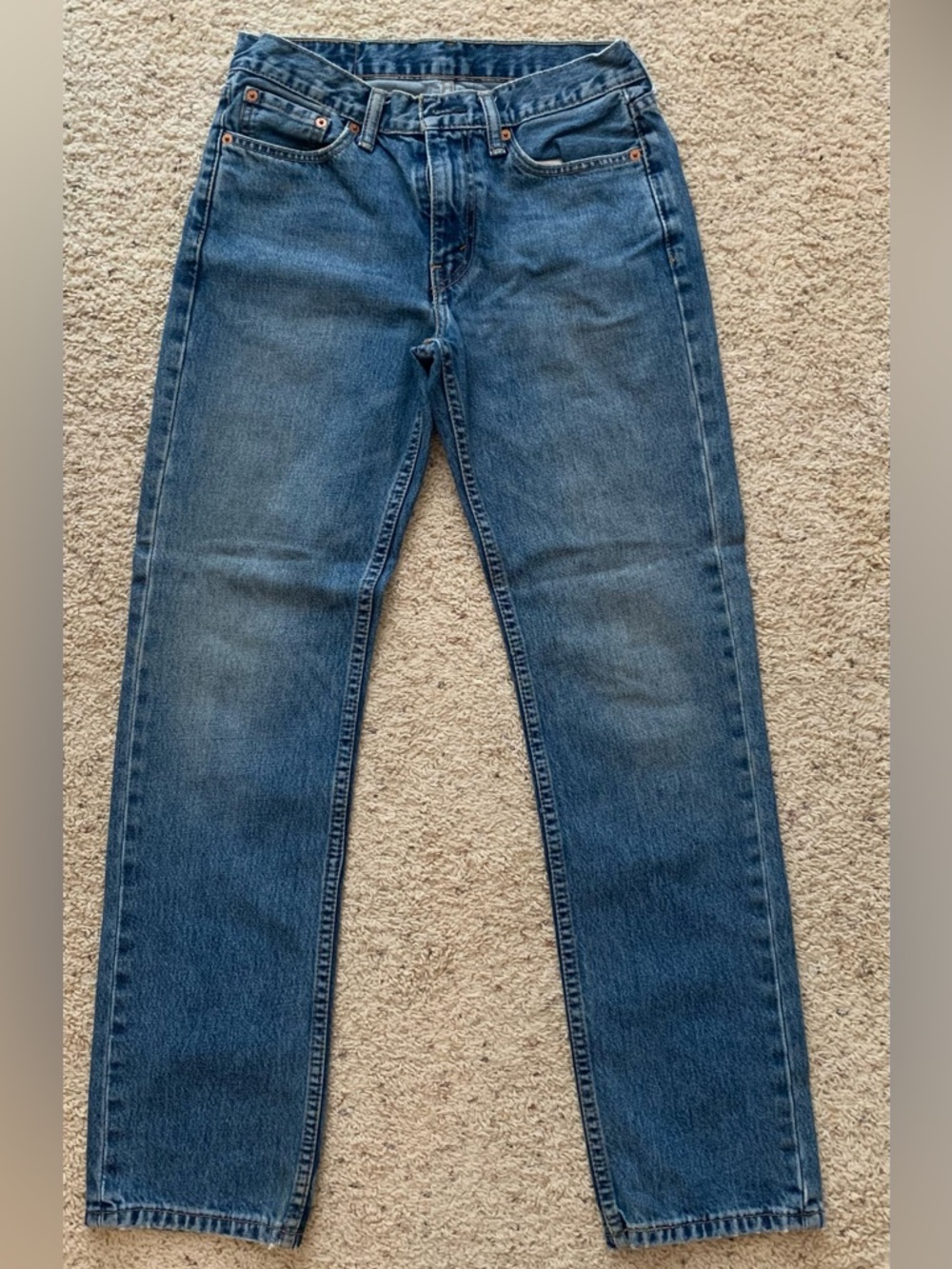 Levi's Men Jeans Straight Blue Denim 30x32